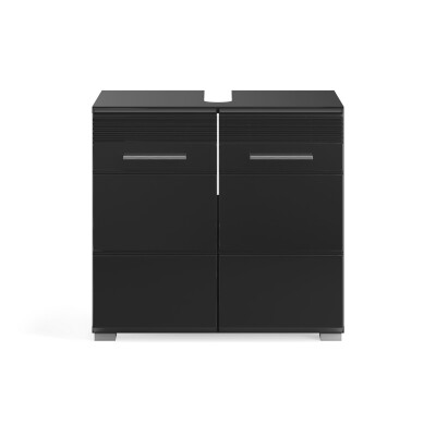 Luca Badkombination  B/H/T 105x182x34 in schwarz