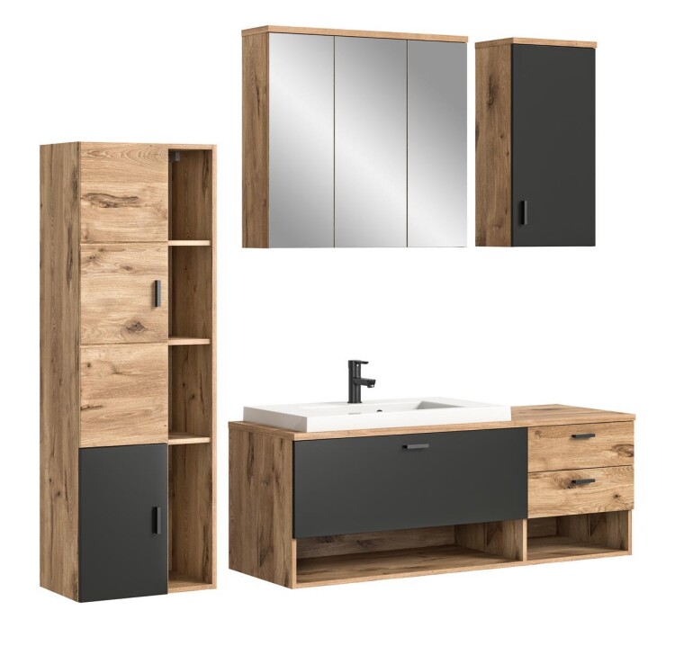 Grove Badkombinstion  B/H/T 203x192x48 in Nox Oak