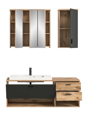 Grove Badkombinstion  B/H/T 140x192x48 in Nox Oak