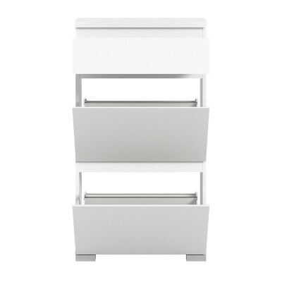 StepUp Schuhschrank  B/H/T 60x109x27 in weiß