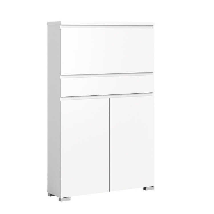 StepUp Schuhschrank  B/H/T 95x151x27 in weiß