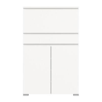 StepUp Schuhschrank  B/H/T 95x151x27 in weiß