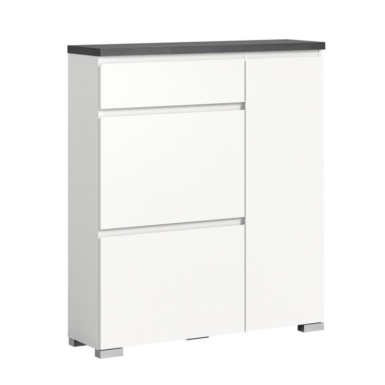 StepUp Schuhschrank  B/H/T 95x109x27 in weiß