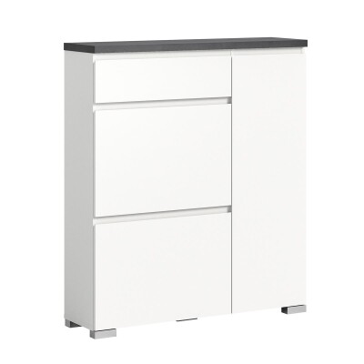 StepUp Schuhschrank  B/H/T 95x109x27 in weiß