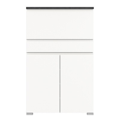 StepUp Schuhschrank  B/H/T 95x151x27 in weiß