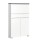 StepUp Schuhschrank  B/H/T 95x151x27 in weiß