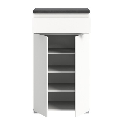 StepUp Schuhschrank  B/H/T 60x109x40 in weiß