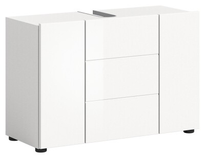 Aura Waschbeckenunterschrank  B/H/T 82x56x34 in weiß