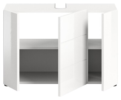 Aura Waschbeckenunterschrank  B/H/T 82x56x34 in weiß
