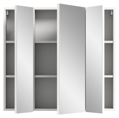 Aura Spiegelschrank  B/H/T 60x77x18 in weiß Hochglanz