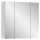 Aura Spiegelschrank  B/H/T 60x77x18 in weiß Hochglanz