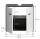 Laguna Badkombination  B/H/T 115x188x34 in grau und weiß