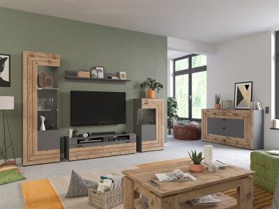 Snap TV Element  B/H/T 140x43x40 in grau