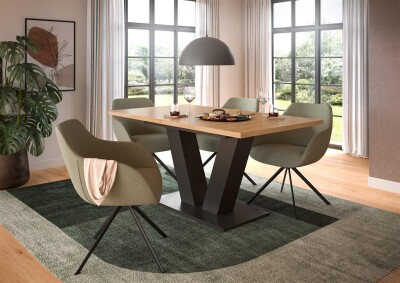 Flow Ausziehbarer Esstisch B/H/T 150-190x76x80 in Artisan