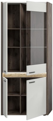 Horizon Vitrine  B/H/T 82x198x37 in Nox Oak dunkel