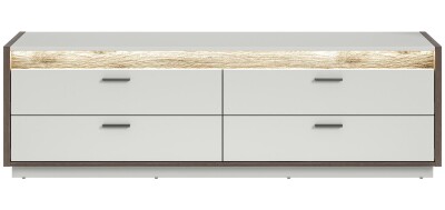 Horizon Lowboard  B/H/T 187x58x43 in Nox Oak dunkel