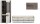 Horizon Wohnkombination  B/H/T 299x198x43 in Nox Oak dunkel
