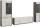 Horizon Wohnkombination  B/H/T 350x198x43 in Nox Oak dunkel