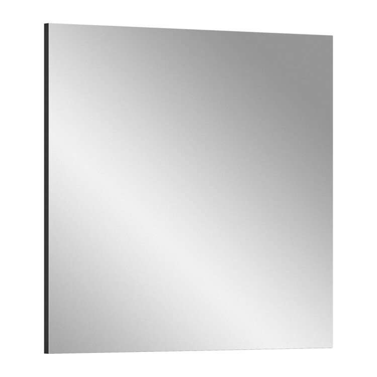Wave Spiegel  B/H/T 80x73x2 in Basalt grau und Artisan