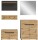 Wave Garderobenkombination  B/H/T 175x180x37 in Basalt grau