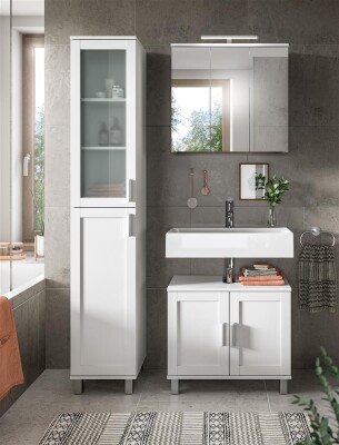 Vibe Waschbeckenunterschrank  B/H/T 65x56x35 in weiß