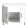 Vibe Waschbeckenunterschrank  B/H/T 65x56x35 in weiß