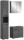 Gentle Badkombination  B/H/T 105x190x34 in grau