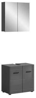 Gentle Badkombination  B/H/T 60x190x34 in grau