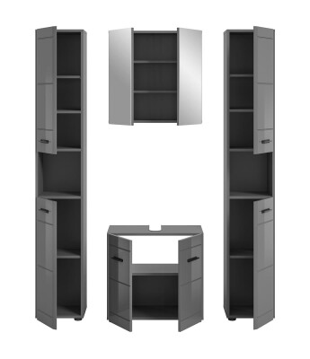 Gentle Badkombination  B/H/T 150x190x34 in grau