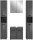Gentle Badkombination  B/H/T 150x190x34 in grau