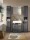 Gentle Badkombination  B/H/T 150x190x34 in grau