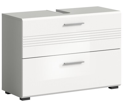 Dome Waschbeckenunterschrank  B/H/T 80x56x32 in Hellgrau