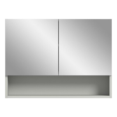 Dome Spiegelschrank  B/H/T 74x55x17 in Hellgrau