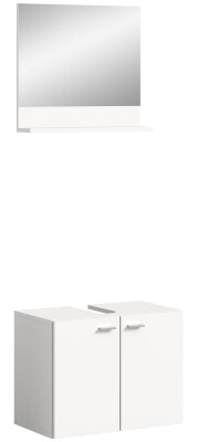 Harbor Waschbeckenunterschrank + Spiegel  B/H/T 57x44x33...