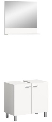 Harbor Waschbeckenunterschrank + Spiegel  B/H/T 57x44x33...