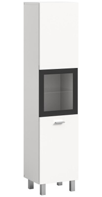 Harbor Badschrank  B/H/T 30x125x29 in weiß