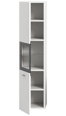 Harbor Badschrank  B/H/T 30x125x29 in weiß