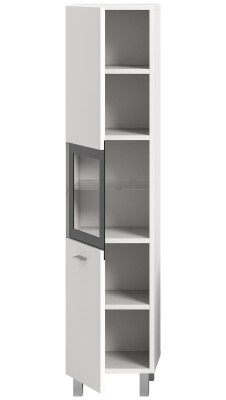 Harbor Badschrank  B/H/T 30x125x29 in weiß