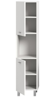 Harbor Badschrank  B/H/T 30x125x29 in weiß