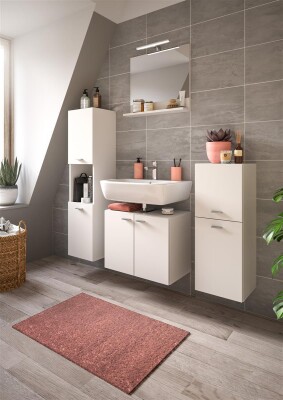 Harbor Badschrank  B/H/T 30x125x29 in weiß