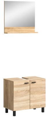 Harbor Waschbeckenunterschrank + Spiegel  B/H/T 57x44x33...