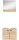 Harbor Waschbeckenunterschrank + Spiegel  B/H/T 57x44x33 in Eiche