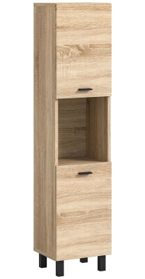 Harbor Badschrank  B/H/T 30x125x29 in Eiche Sonoma