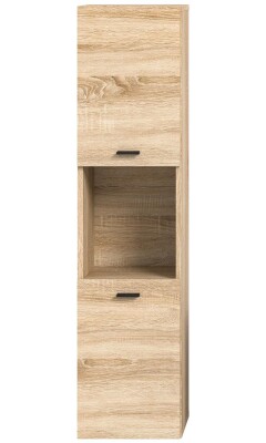Harbor Badschrank  B/H/T 30x125x29 in Eiche Sonoma
