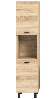 Harbor Badschrank  B/H/T 30x125x29 in Eiche Sonoma