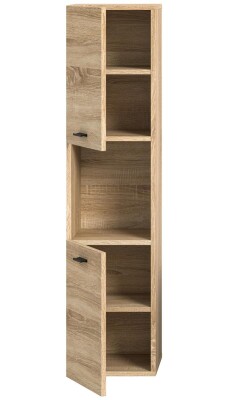 Harbor Badschrank  B/H/T 30x125x29 in Eiche Sonoma