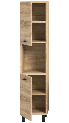 Harbor Badschrank  B/H/T 30x125x29 in Eiche Sonoma