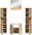 Harbor Badkombination  B/H/T 137x186x33 in Eiche Sonoma