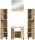 Harbor Badkombination  B/H/T 137x186x33 in Eiche Sonoma