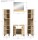 Harbor Badkombination  B/H/T 137x186x33 in Eiche Sonoma